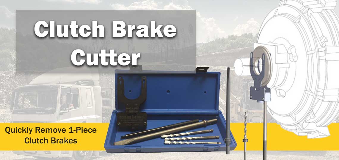 Clutch Brake Cutter Quickly Removes 1-Piece Clutch Brakes